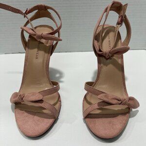 Fabulous Suede Pink Stilettos Sandals "NEW"